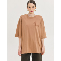 Hemithea Sahara Oversized T-Shirt Camel