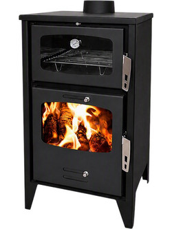 Starstoves ST 218 Ατσάλινη Ξυλόσομπα με Φούρνο 14kW