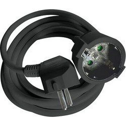 Technik Μπαλαντέζα 2m 1 Θέσης 3x1,5 mm 16A Μαύρο
