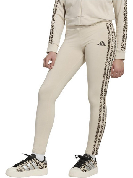 Adidas Παιδικό κολάν Essentials 3-Stripes Animal Print Leggings KC7206