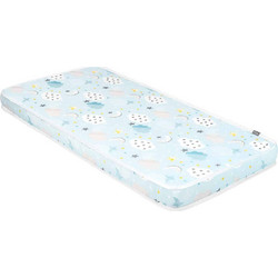 KikkaBoo Fantasia Clouds Blue Στρώμα Foam Κούνιας 60x120x7cm