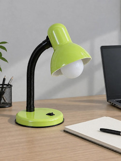 GLOBOSTAR(R) STUDENT GLB-102-0010 Μοντέρνο Επιτραπέζιο Φωτιστικό Πορτατίφ με Ντουί 1 x E27 AC 220-240V IP20 - Πράσινο + Μαύρο - Μ14 x Π14 x Υ32cm GLB-102-0010