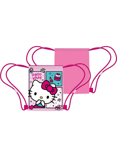 Hello Kitty Charming Παιδική Αθλητική Τσάντα Γυμναστηρίου 40x35 εκ
