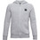 Under Armour Rival Παιδική Ζακέτα Fleece με Κουκούλα και Φερμουάρ Γκρι 1357609-011