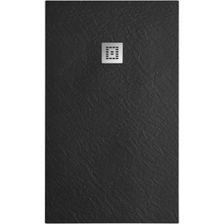 Sparke Mimart Black Matt 80x160 - Παραλληλόγραμμη ντουζιέρα ακρυλική