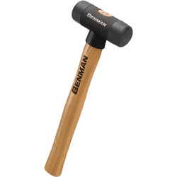 Ματσόλα με Λαστιχένια Κεφαλή 635g / 40mm με Λαβή Hickory Benman 77617