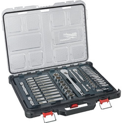 MILWAUKEE PACKOUT Συλλογή Καρυδάκια και Καστάνιες 1/4'' & 1/2'' ΣΕΤ 63 Τεμαχίων (4932493661 )