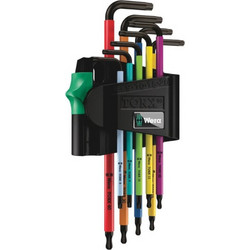 WERA L950/9 Κλειδιά Άλλεν Γωνιακά Σετ 9 Τεμάχια (05022210001)
