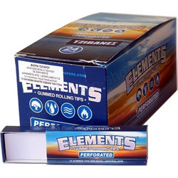 Τζιβάνες Elements Gummed Rolling Tips Perforated Διάτρητες με κόλλα με 33 φύλλα - 24 Πακετάκια
