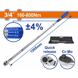 WADFOW ΔΥΝΑΜΟΚΛΕΙΔΟ 3/4" 1205mm / 160-800Nm (WWQ8D32)