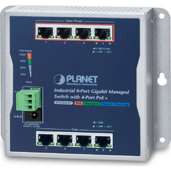 Planet WGS-804HPT Managed L2 Switch με 8 Θύρες Ethernet 1000Mbps