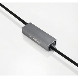 kelvo(R) SELAS KLV-107-0018 Τροφοδοτικό/Μετασχηματιστής Class II SELV 15W 1.25A AC 220-240V σε DC 12V Αδιάβροχο IP67 - Γκρι Ανθρακί Ματ - Μ11 x Π3 x Υ2cm