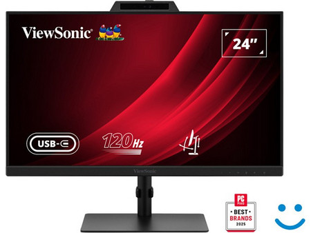 ViewSonic VG2441V IPS Monitor 23.8" 1920x1080 FHD 120Hz 4ms
