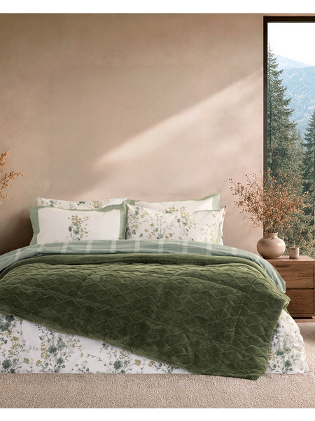 Nima Κουβερτοπάπλωμα Μονό 160x240 Snug Dark Green