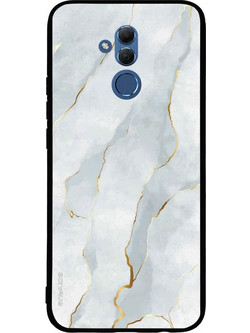 Sonique Marble Series Back Cover White 01 (Huawei Mate 20 Lite)