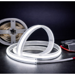 VenCore 6174-50021 - Ledstrip Cob 12W IP68 CW - Ταινία LED Τύπου COB - 5 Μέτρα (1 Roll) - 12 Watt 24 Volt - 320 LED ανά Μέτρο - 1320 Lumens ανά Μέτρο
