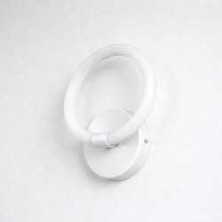 VenCore Velora White 6093-20050 - Μοντέρνο Επιτοίχιο Φωτιστικό Απλίκα LED 12W Λευκό Αλουμίνιο με Ρυθμιζόμενο CCT Λευκό - Ημέρας - Θερμό - Χειρισμός CC