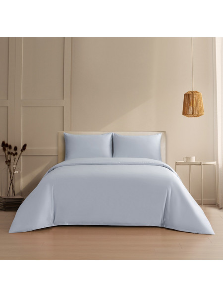 ΣΕΤ ΠΑΠΛΩΜΑΤΟΘΗΚΗ (3 ΤΕΜ.) SATIN ΥΠΕΡΔΙΠΛΗ BELLA SILVER (225X245) MELINEN 225Χ240cm + 50Χ70cm