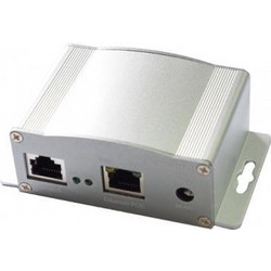 PoE Adapter Wantec 2wIP-E-S-TW Adapter with RJ45 Switchseite