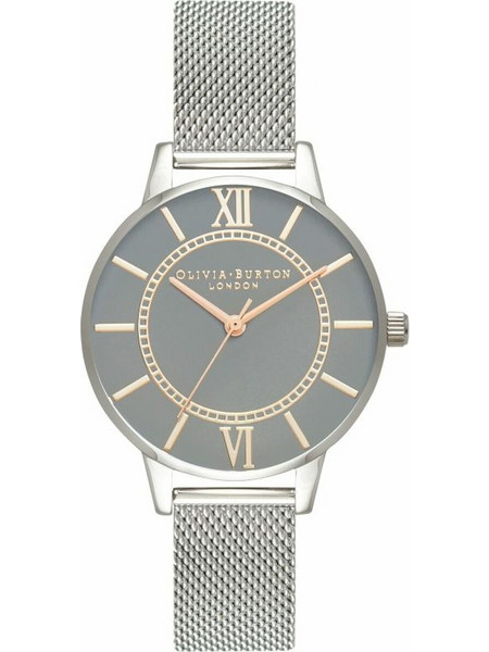 Olivia Burton Γυναικείο Ρολόι με Ασημί Μεταλλικό Μπρασελέ OB16WD86