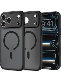 Spigen Ultra Hybrid MagSafe Back Cover Frost Black (iPhone 18 Pro / 17 Pro)