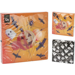 ΧΑΡΤΟΠΕΤΣΕΤΕΣ HALLOWEEN 16τμχ 33x33εκ. 2 ΣΧΕΔΙΑ