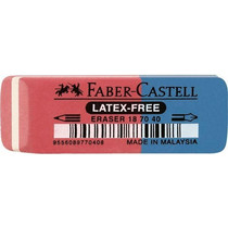 ΓΟΜΑ FABER CASTELL RED/BLUE