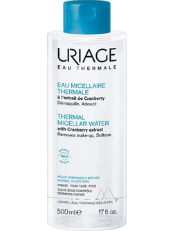 Uriage Thermale Micellar Water Ντεμακιγιάζ για Ξηρή Επιδερμίδα 500ml