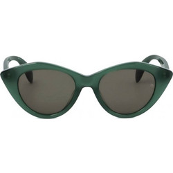 Rag & Bone RNB1028/S 1ED Γυναικεία Γυαλιά Ηλίου Πολυγωνικά Κοκάλινα Πράσινα με Μαύρο Φακό