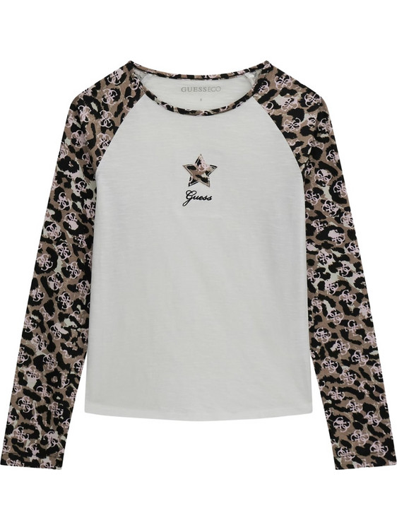 Guess Παιδικό T-Shirt Μακρυμάνικο Ροζ J6YI18K3731-PMMX