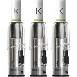Kiwi 3 pcs POD TPD 1.7ml Clear White