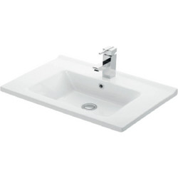 Martin Etna 65 Ένθετος Νιπτήρας Μπάνιου Πορσελάνης 65x45cm Λευκός 3WET065WGLO