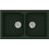 Sanitec Classic 340 Υποκαθήμενος Νεροχύτης Γρανίτη Ματ Granite Green 78x50cm