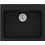 Sanitec Classic 331 Υποκαθήμενος Νεροχύτης Γρανίτη Ματ Granite Black 60x50cm