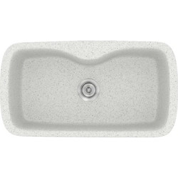 Sanitec Classic 321 Επικαθήμενος Νεροχύτης Γρανίτη Ματ Granite White 83x51cm