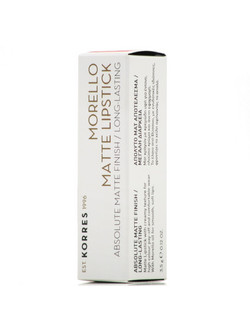 Korres Morello Matte 54 Classic Red Long Lasting Κραγιόν Stick 3.5gr