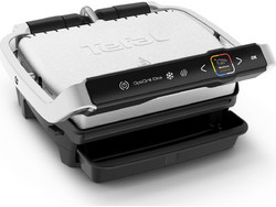 Tefal OptiGrill Elite GC750D Τοστιέρα Γκριλιέρα για 2 Τοστ 2000W