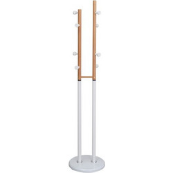 VenCore Nordic 5520-10003 - Καλόγερος Μεταλλικός Λευκός-Φυσικό 37x37x170cm