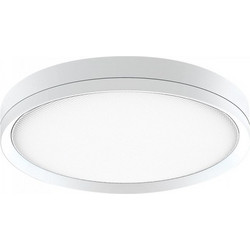 Φωτιστικό LED Πλαφονιέρα 30W 3CCT 3300lm O280mm IP44 Λευκή PLUTO 3401290 VITO