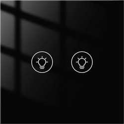 WIFI ΔΙΑΚΟΠΤΗΣ DIMMER 2g ΜΑΥΡΟ N+L 86*86mm / WIFIDS2B