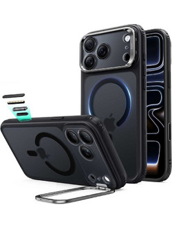 ESR Classic Hybrid Kickstand MagSafe Θήκη iPhone 17 Pro Max Matte Black
