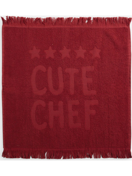 Ποτηρόπανο Cute Chef Bordo 50x50 Nef Nef Homeware