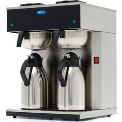 Filter Coffee Maker - Double - 2x 2L - with Insulated Jug