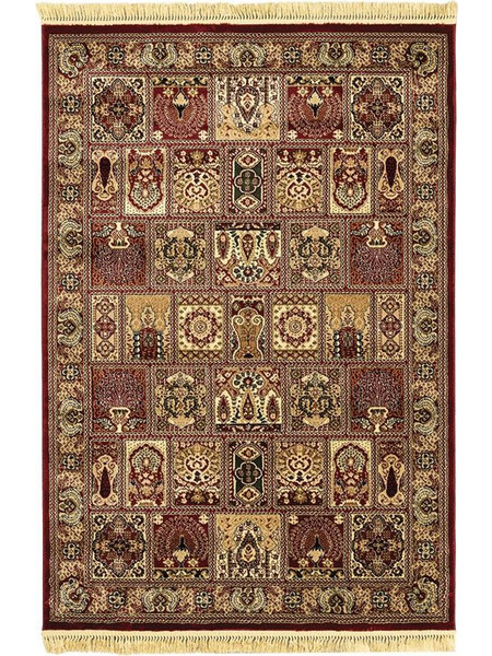 Χαλι Persia 6283 Burgundy με Κροσσι - Set067(2x140,1x200) με το Mέτρο