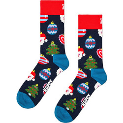 Happy Socks Christmas Tree Decoration Χριστουγεννιάτικες Ανδρικές Κάλτσες Μπλε