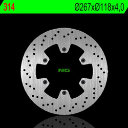 NG BRAKES Round Fixed Brake Disc