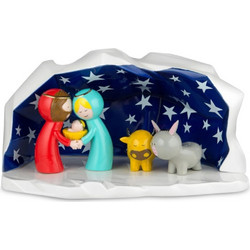 Alessi HAPPY ETERNITY BABY Φάτνη Πορσελάνινη Πολύχρωμη 27x20 Εκ