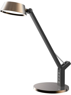 Aca Φωτιστικό Γραφείου Χρυσό Πλαστικό Led SMD 14W 400lm CCT 3000K - 4000K - 6300K IP20 (BL1855GD)
