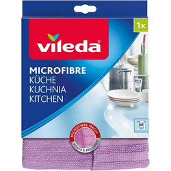 Vileda Kitchen 2in1 Πανάκι Καθαρισμού με Μικροΐνες Γενικής Χρήσης Μωβ 32x32εκ. 168876
