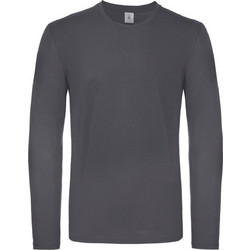 Mακρυμάνικο Ελαφρύ T-Shirt E150 LSL B & C TU05T Dark Grey